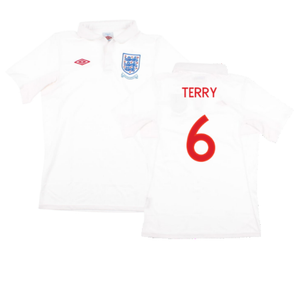 England 2009-10 Home Shirt (With South Africa Badge Detail) (Medium Boy) (Very Good) (TERRY 6)_0