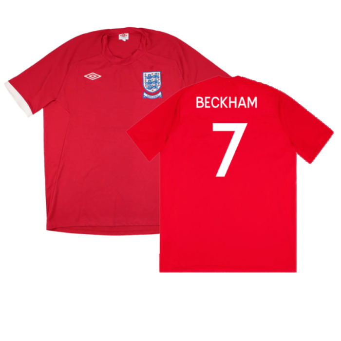 England 2010-11 Away Shirt (South Africa Badge Detail) (M) (Excellent) (BECKHAM 7)