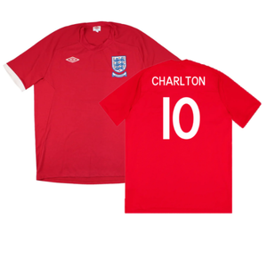 England 2010-11 Away Shirt (WC badge) (L) (Very Good) (Charlton 10)_0