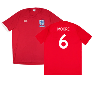 England 2010-11 Away Shirt (South Africa Badge Detail) (XXL) (Excellent) (Moore 6)_0