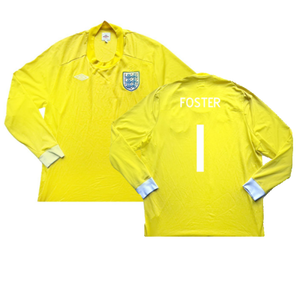 England 2010-11 Goalkeeper Away Shirt (S) (Excellent) (Foster 1)_0