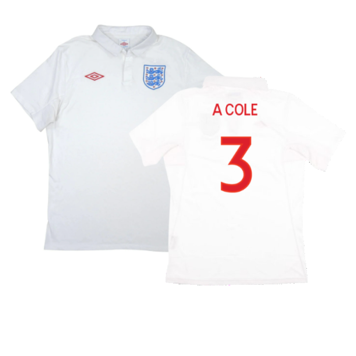 England 2010-12 Home Shirt (XXXL) (Very Good) (A COLE 3)