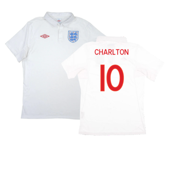 England 2010-12 Home Shirt (XL) (Excellent) (Charlton 10)