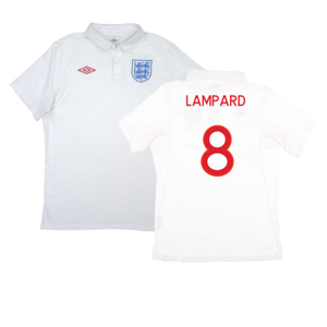 England 2010-12 Home Shirt (S) (Very Good) (Lampard 8)_0