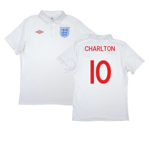 England 2010-2011 Home Shirt (XL) (Excellent) (Charlton 10)_0