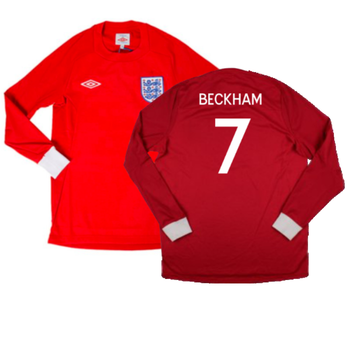 England 2010-2011 Away Shirt (M) (Excellent) (BECKHAM 7)