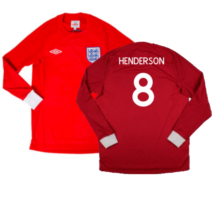 England 2010-2011 Away Shirt (3XL) (Excellent) (HENDERSON 8)