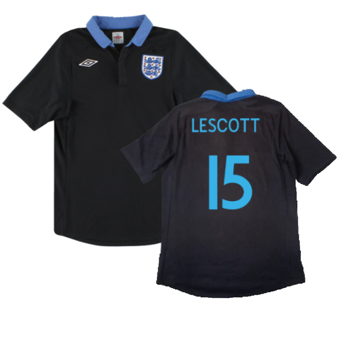 England 2011-12 Away Shirt (M) (Excellent) (Lescott 15)