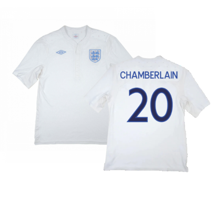 England 2009-10 Home Shirt (Excellent) (Chamberlain 20)