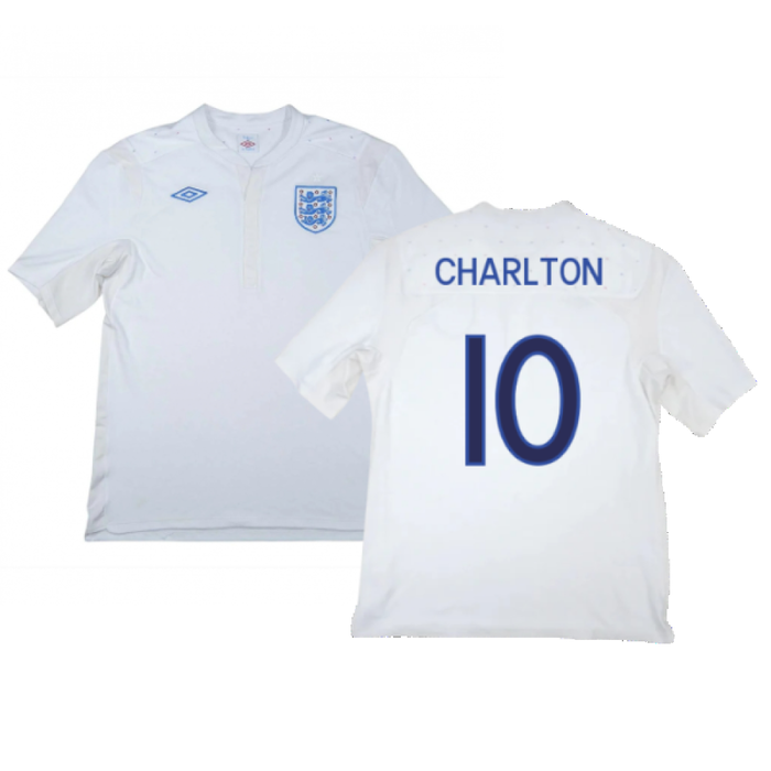 England 2011-12 Home Shirt (XXL) (Good) (Charlton 10)