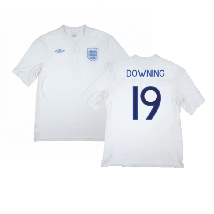 England 2009-10 Home Shirt (XXL) (Good) (Downing 19)