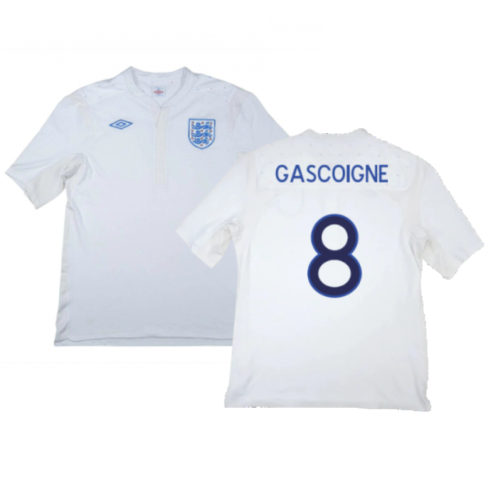 England 2011-12 Home Shirt (XXL) (Good) (Gascoigne 8)