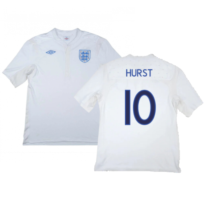 England 2011-12 Home Shirt (XL) (Fair) (HURST 10)