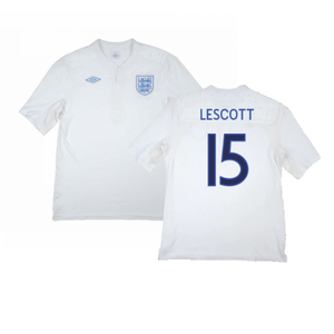 England 2009-10 Home Shirt (Good) (Lescott 15)_0