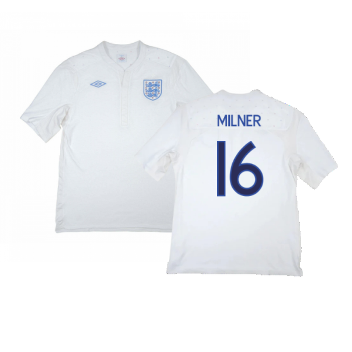 England 2009-10 Home Shirt (Excellent) (Milner 16)