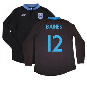 England 2011-2012 Long sleeve Away Shirt (XL) (Excellent) (Baines 12)_0