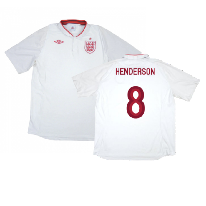 England 2012-13 Home Shirt (M) (Excellent) (Henderson 8)