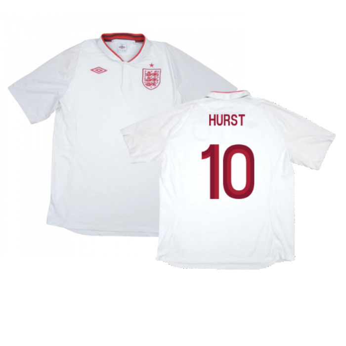 England 2012-13 Home Shirt (XXL) (Good) (Hurst 10)