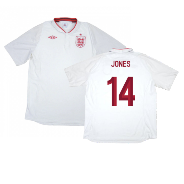 England 2012-13 Home Shirt (XL) (Very Good) (Jones 14)