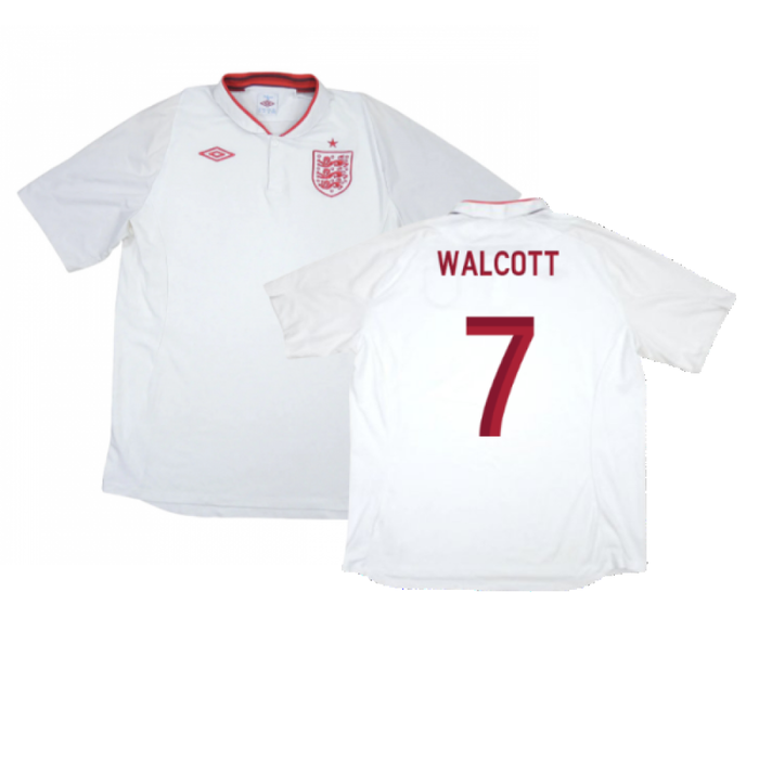 England 2012-13 Home Shirt (Very Good) (Walcott 7)