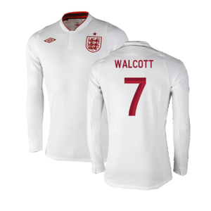 England 2012-13 Long Sleeve Home Shirt (L) (Fair) (Walcott 7)_0