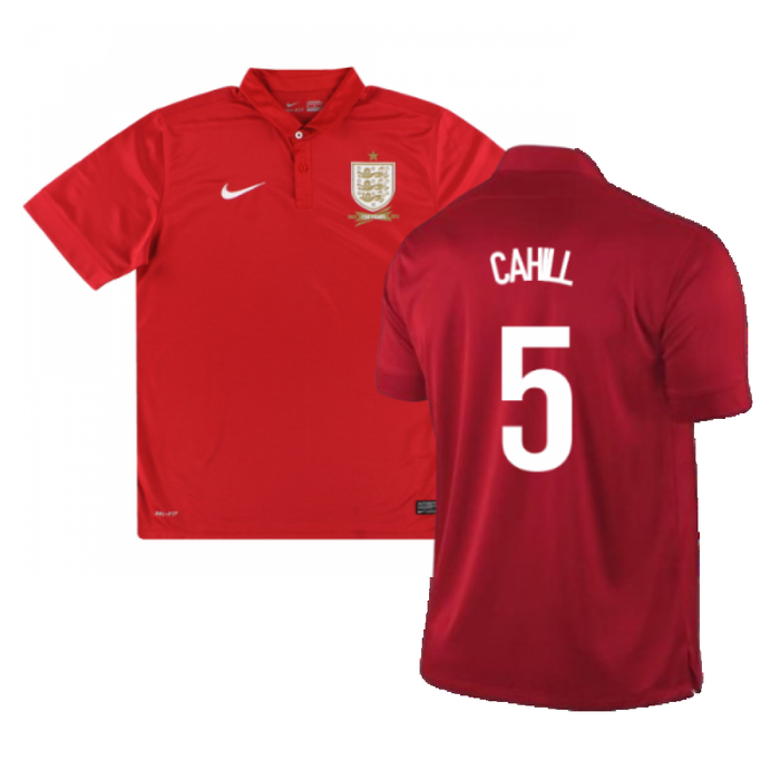 England 2013-14 Away Shirt (L) (Excellent) (CAHILL 5)