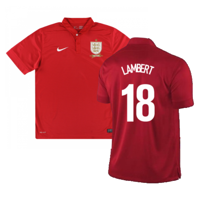 England 2013-14 Away Shirt (XL Boys) (Excellent) (LAMBERT 18)