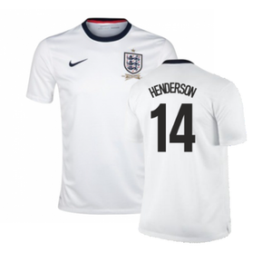 England 2013-14 Home Shirt (Fair) (HENDERSON 14)_0