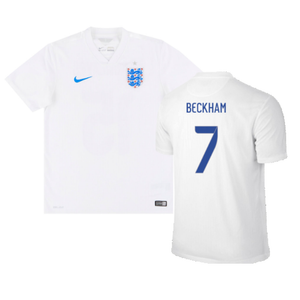 England 2014-15 Home Shirt (S) (Very Good) (BECKHAM 7)_0