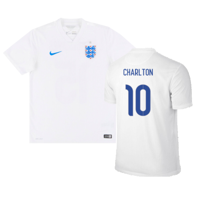 England 2014-15 Home Shirt (S) (Very Good) (CHARLTON 10)