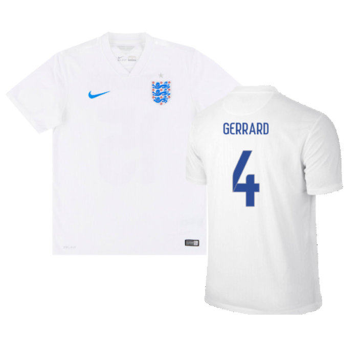 England 2014-15 Home (M) (Mint) (GERRARD 4)