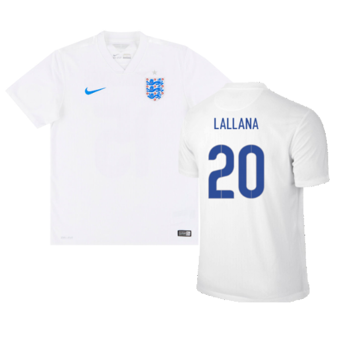 England 2014-15 Home (M) (Good) (LALLANA 20)