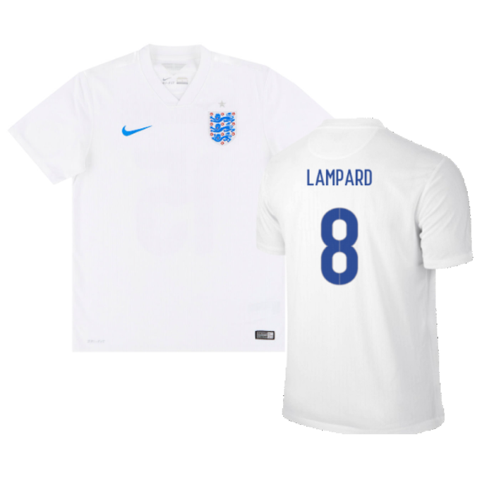 England 2014-15 Home (M) (Very Good) (LAMPARD 8)