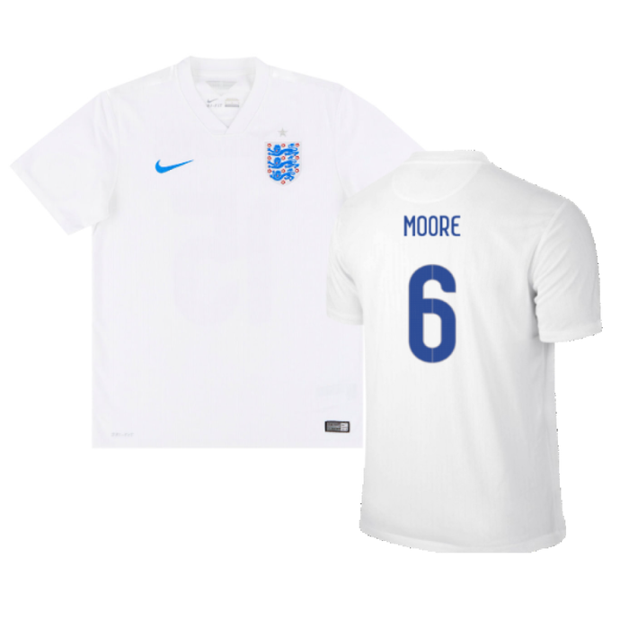 England 2014-15 Home (M) (Good) (MOORE 6)