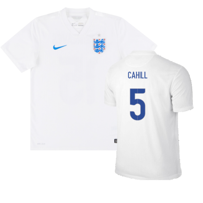 England 2014-15 Home Shirt (S) (Very Good) (CAHILL 5)