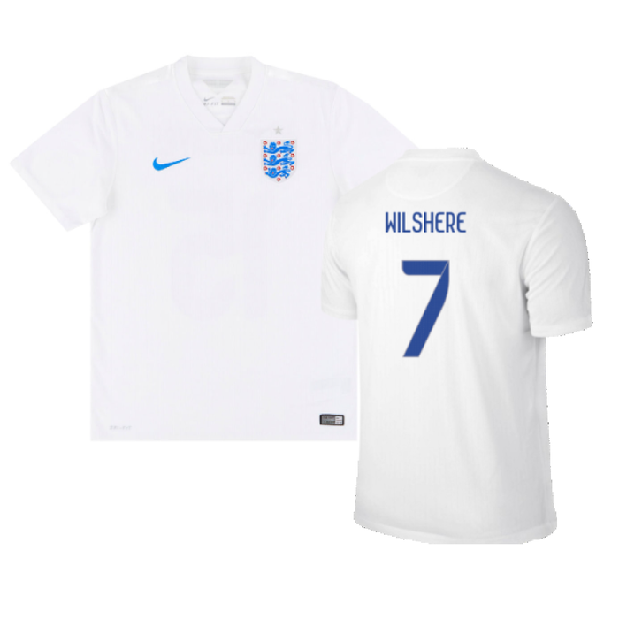 England 2014-15 Home Shirt (S) (Very Good) (WILSHERE 7)