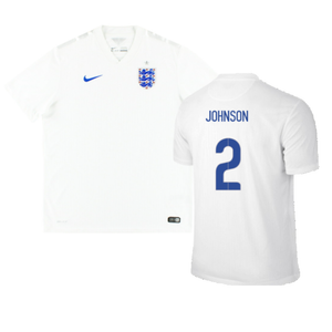 England 2014-16 Home Shirt (XL) (Good) (JOHNSON 2)_0