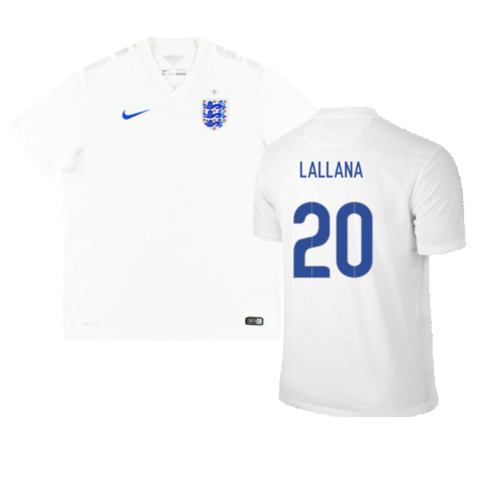 England 2014-16 Home Shirt (M) (Good) (LALLANA 20)