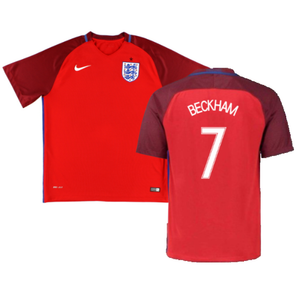 England 2016-17 Away Shirt (M) (Excellent) (Beckham 7)_0