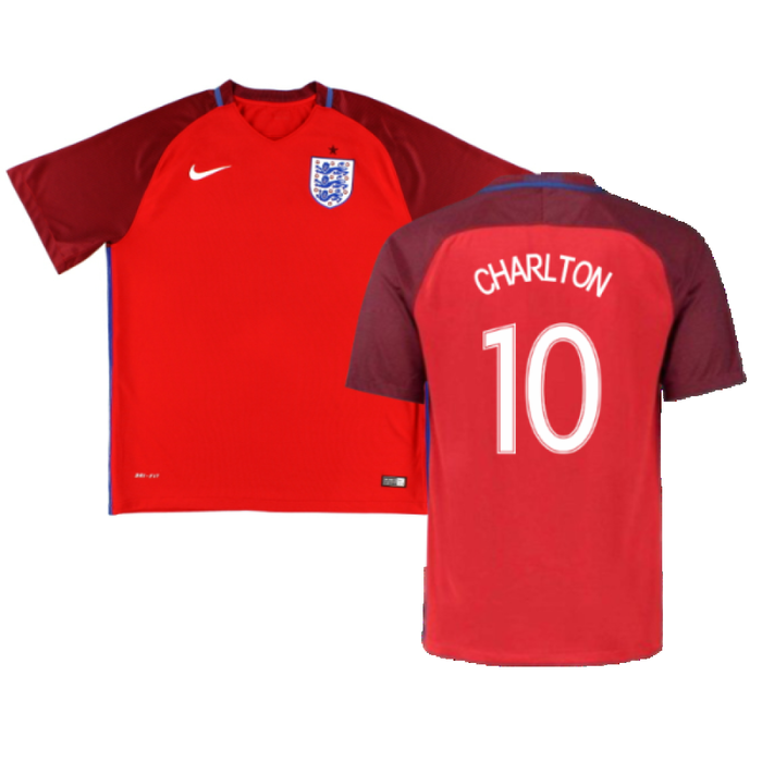 England 2016-17 Away Shirt (M) (Good) (Charlton 10)