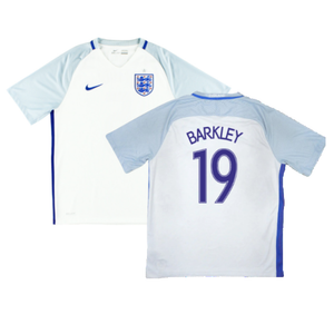 England 2016-17 Home Shirt (M) (Very Good) (Barkley 19)_0