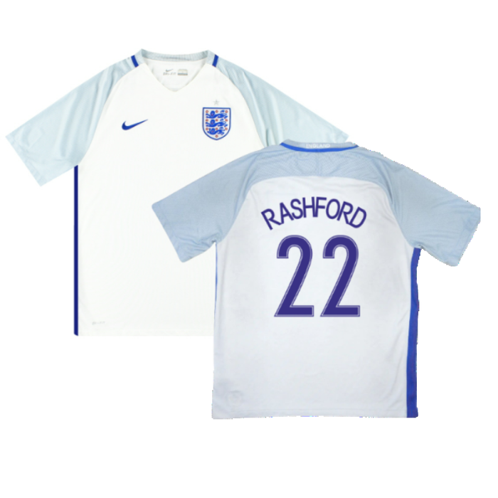 England 2016-18 Home (L) Barkley #19 (Excellent) (Rashford 22)