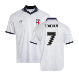 England Clasico de Futebol Retro Home Shirt (11-12y) (BNWT) (BECKHAM 7)_0