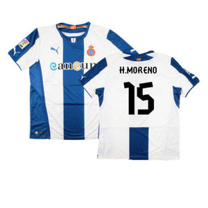 Espanyol 2013-14 Home Shirt (L) (Excellent) (H.Moreno 15)_0