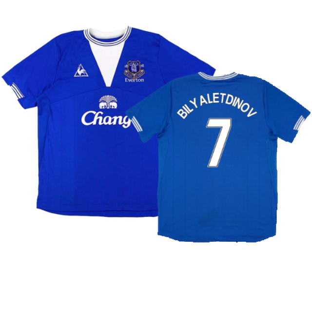 Everton 2009-10 Home Shirt (XL) (Good) (Bilyaletdinov 7)_0