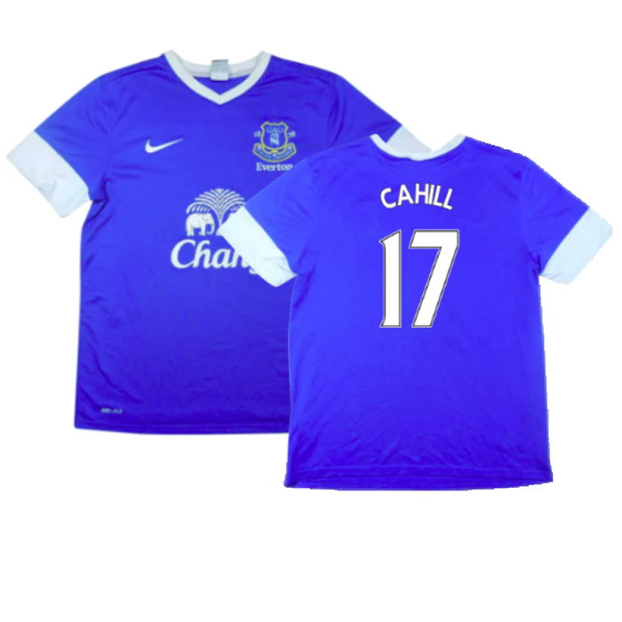 Everton 2012-13 Home Shirt (S) (Mint) (CAHILL 17)