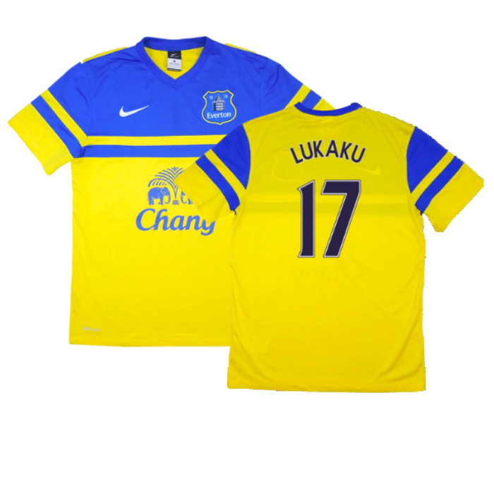 Everton 2013-14 Away Shirt (M) (Excellent) (Lukaku 17)