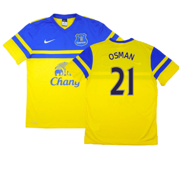 Everton 2013-14 Away Shirt (M) (Excellent) (Osman 21)