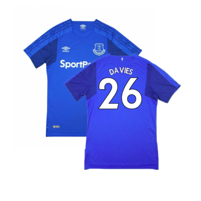 Everton 2017-18 Home Shirt (Excellent) (Davies 26)