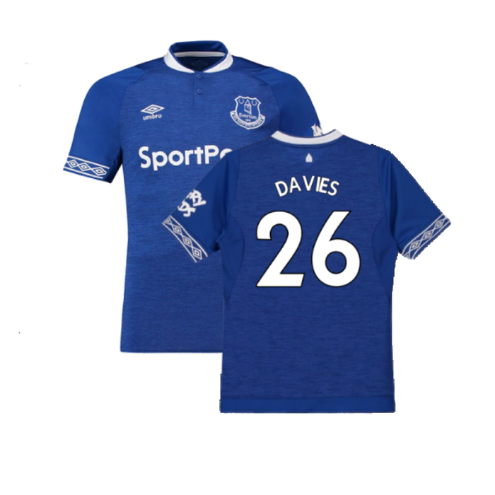 Everton 2018-19 Home Shirt (S) (Excellent) (Davies 26)